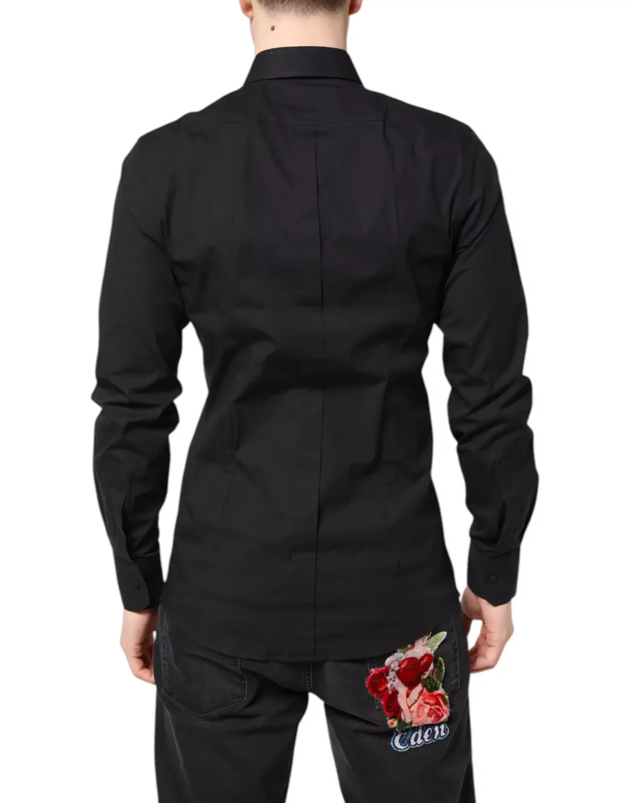 Classic LongSleeve Dress Shirt - Black / IT39 | S