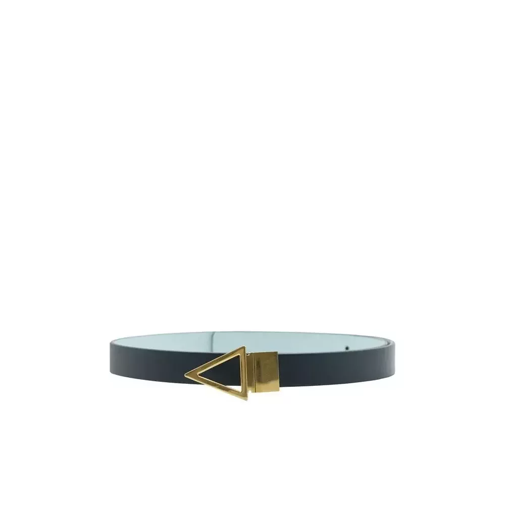 Leather Regular Belt - Blue / 80 cm / 32 Inches