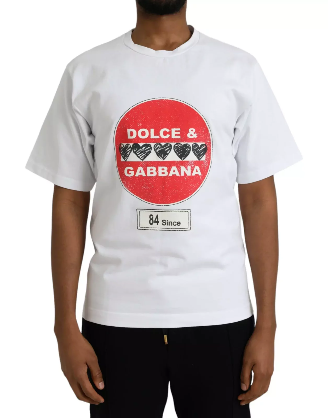 Graphic Tee Short Sleeve Crew Neck - White / XS