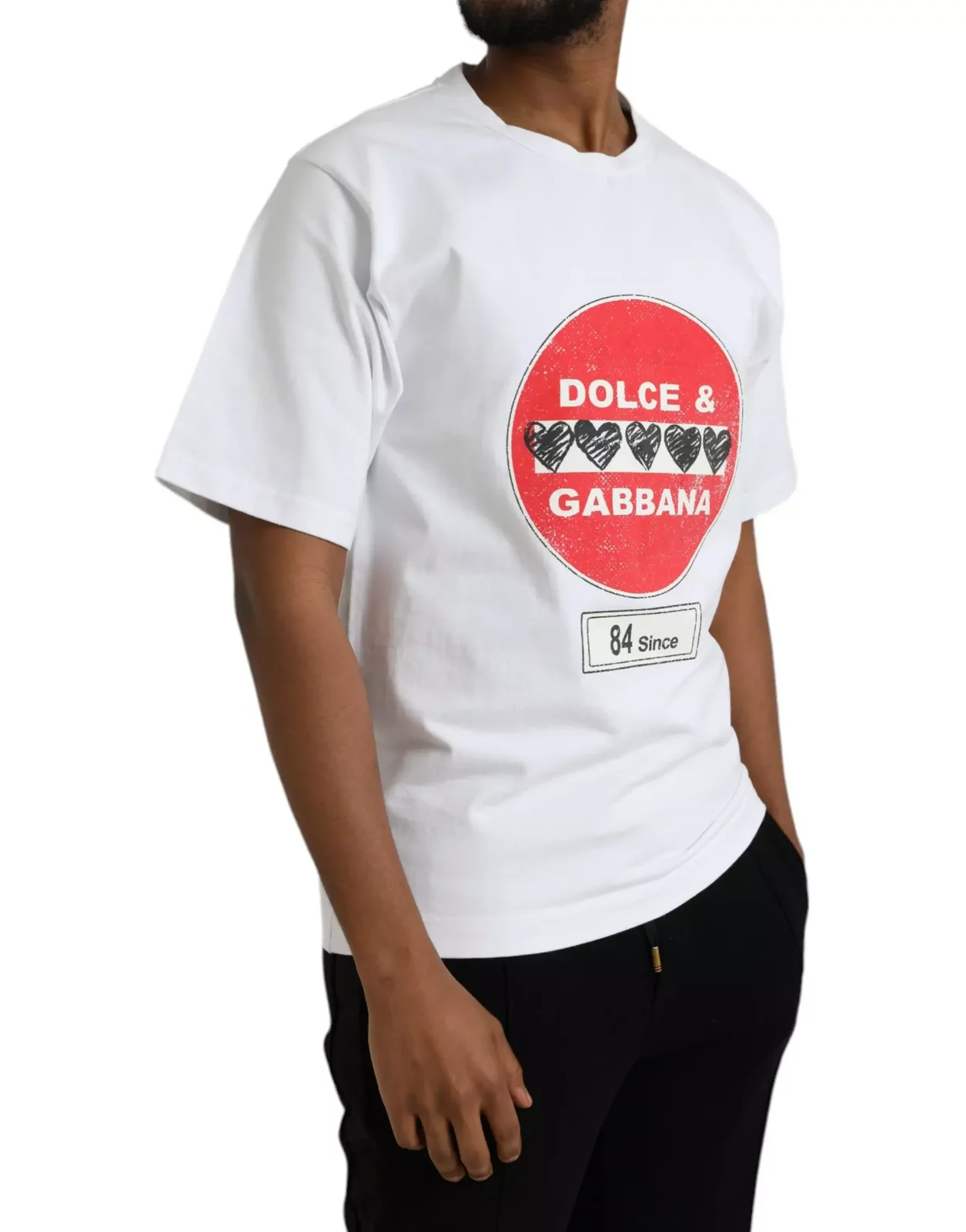 Graphic Tee Short Sleeve Crew Neck - White / XS