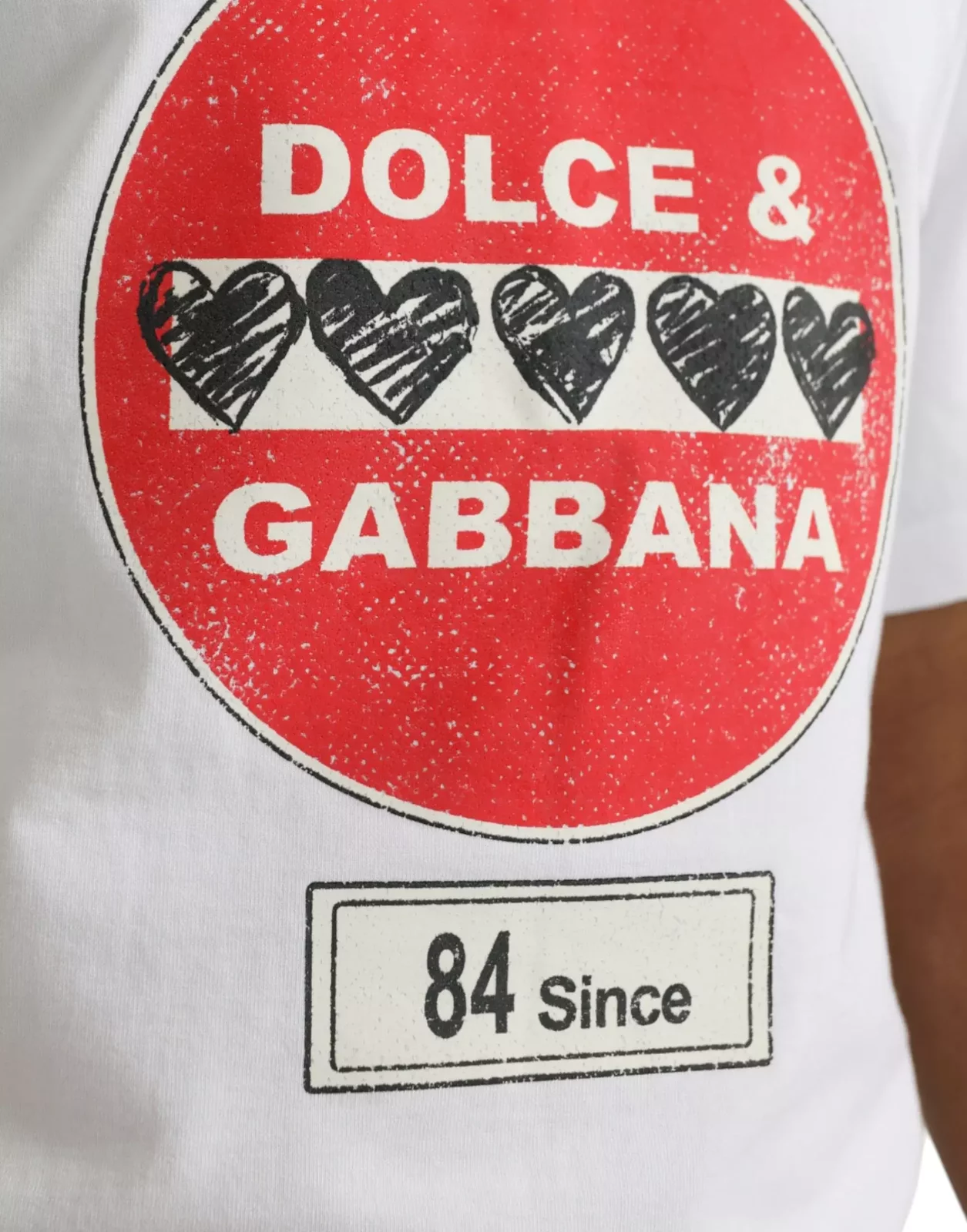 Graphic Tee Short Sleeve Crew Neck - White / XS