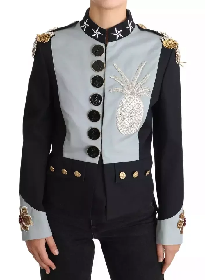 Pineapple Military Jacket Model JKT2413 - Blue / 42 IT