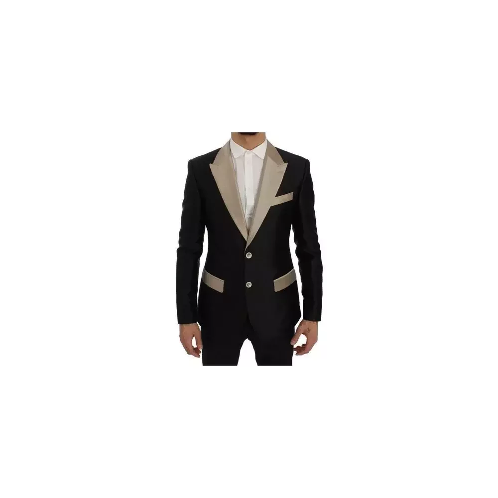 Silk Two-Piece Suit - Black / IT44 | S