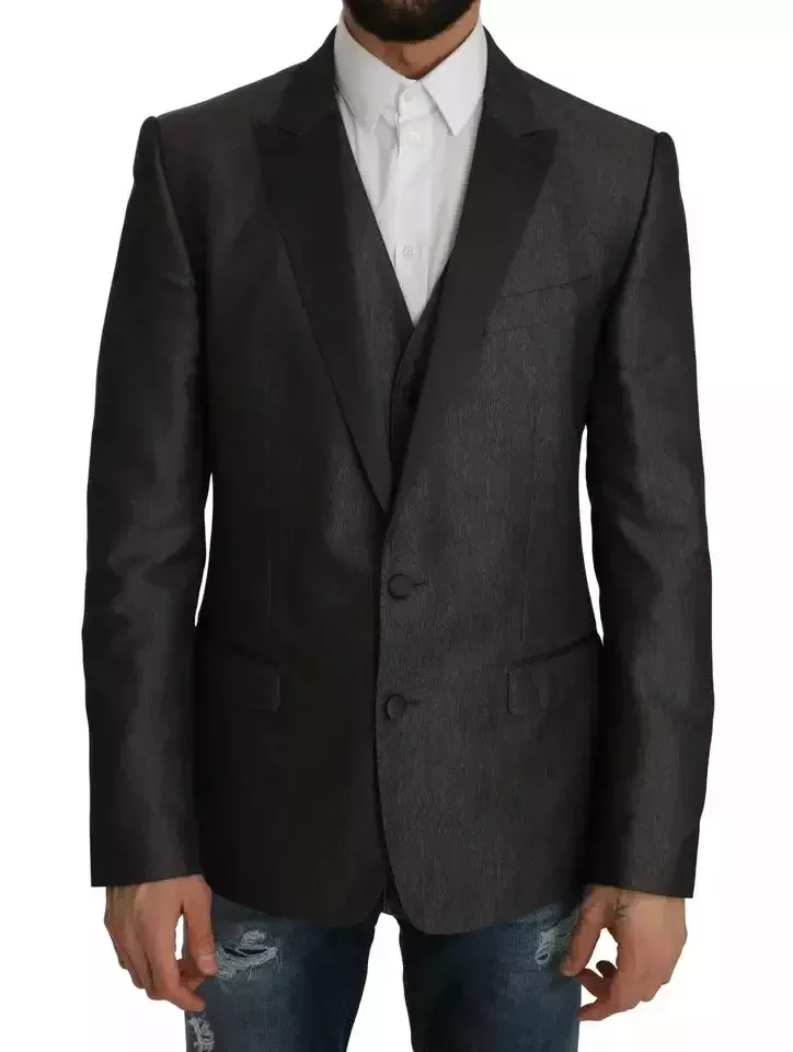 Slim Fit Suit Jacket - Gray / IT50 | L