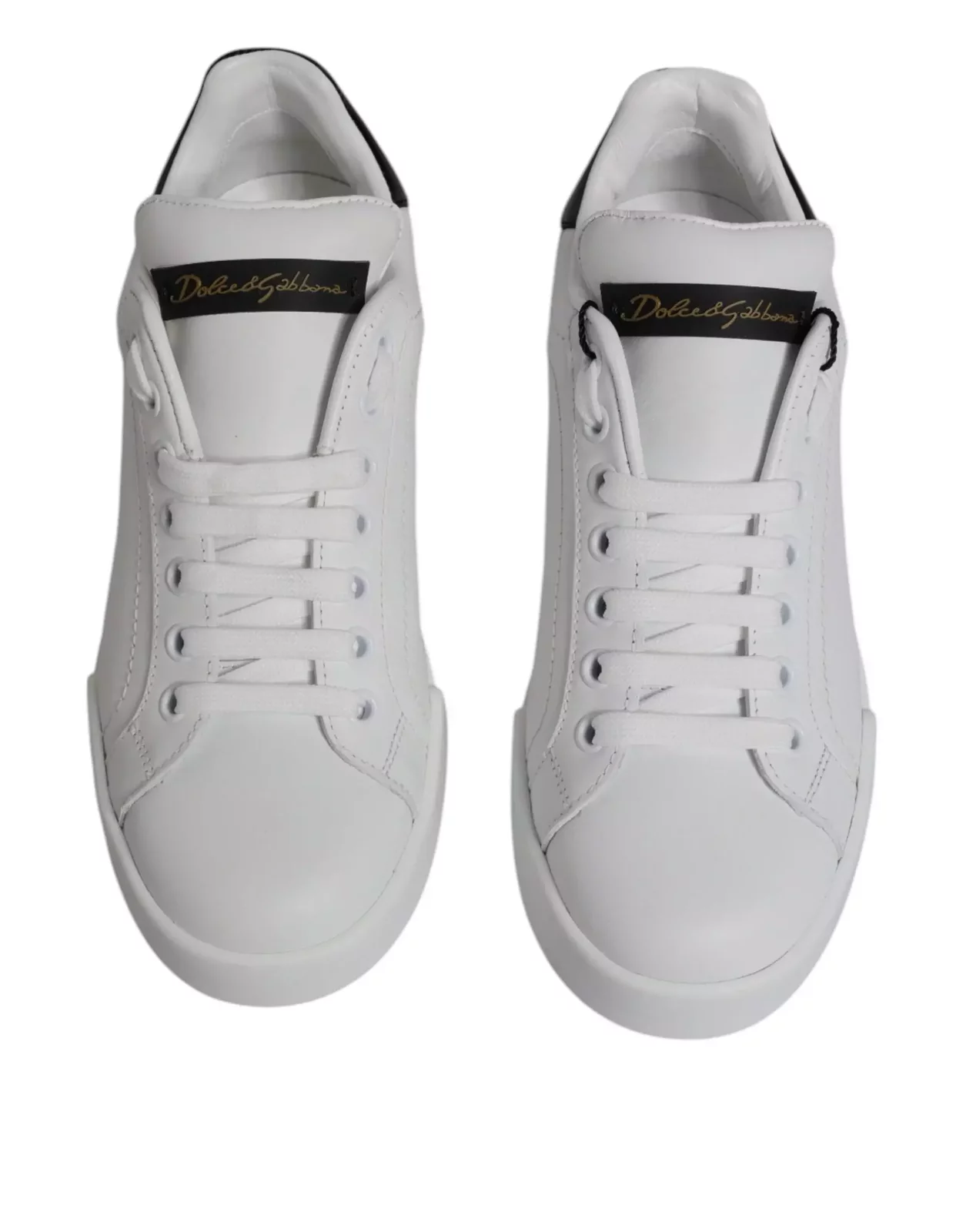 Portofino Leather Sneakers CS1764AJ61680999 - BlackWhite / EU35.5/US5