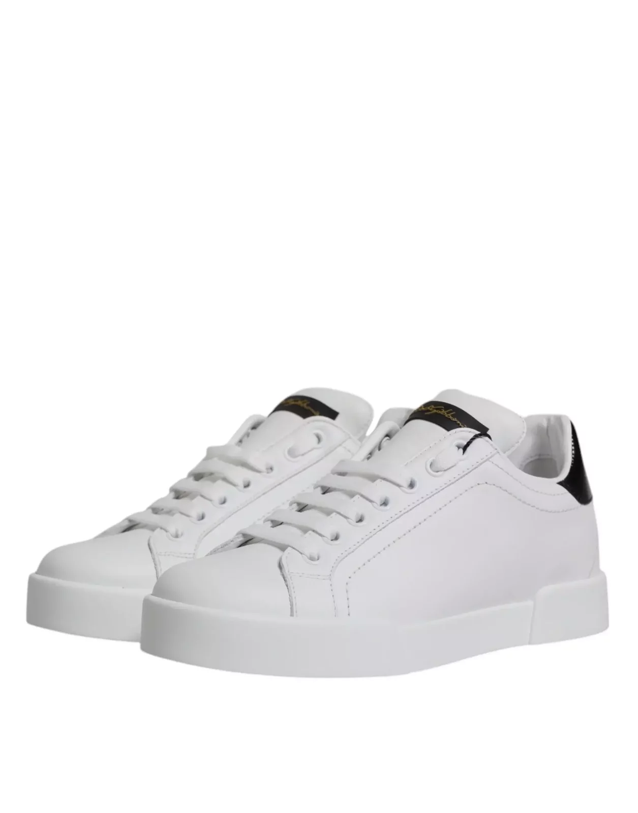 Portofino Leather Sneakers CS1764AJ61680999 - BlackWhite / EU35.5/US5