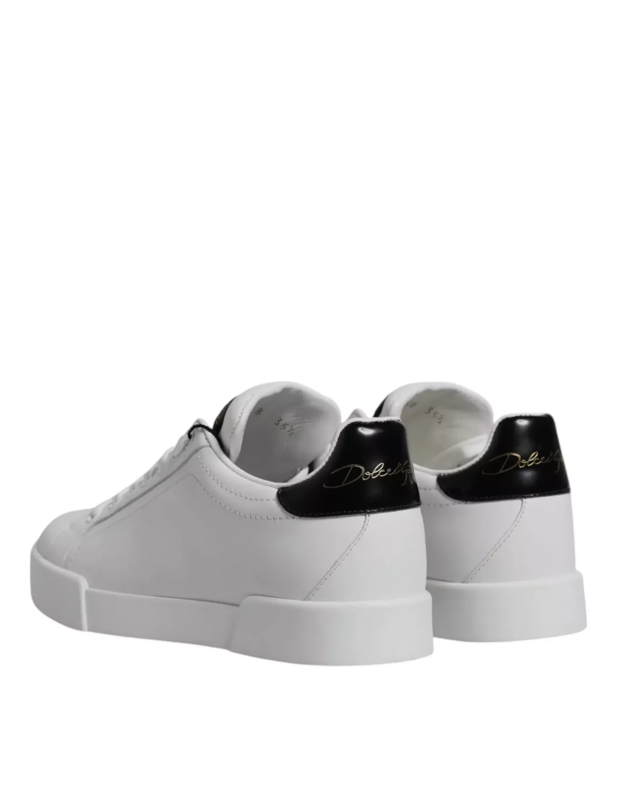 Portofino Leather Sneakers CS1764AJ61680999 - BlackWhite / EU35.5/US5
