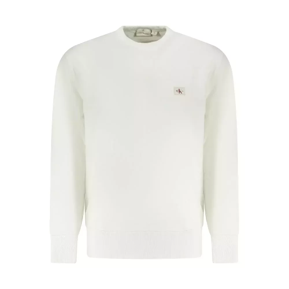 Crew Neck Sweatshirt - White / L