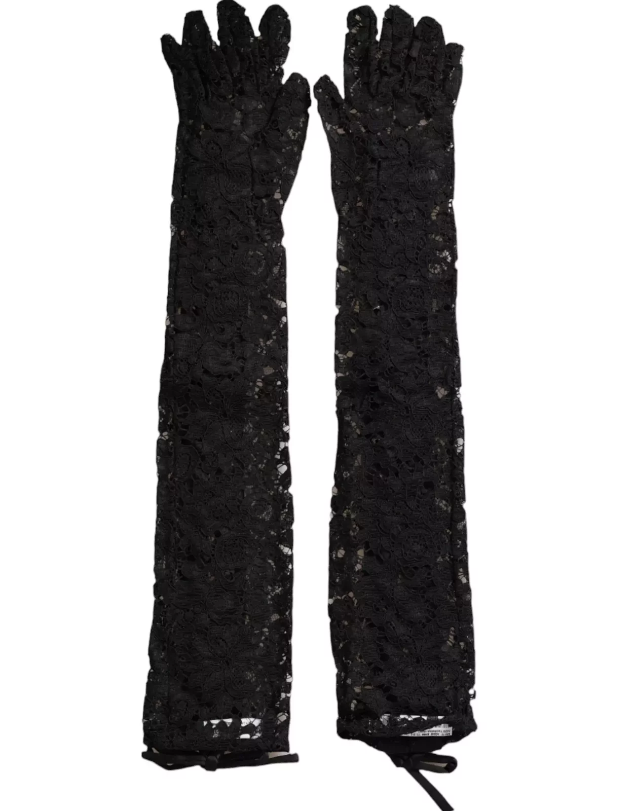 Lace Long Gloves ModelLace - Black / 7.5|S