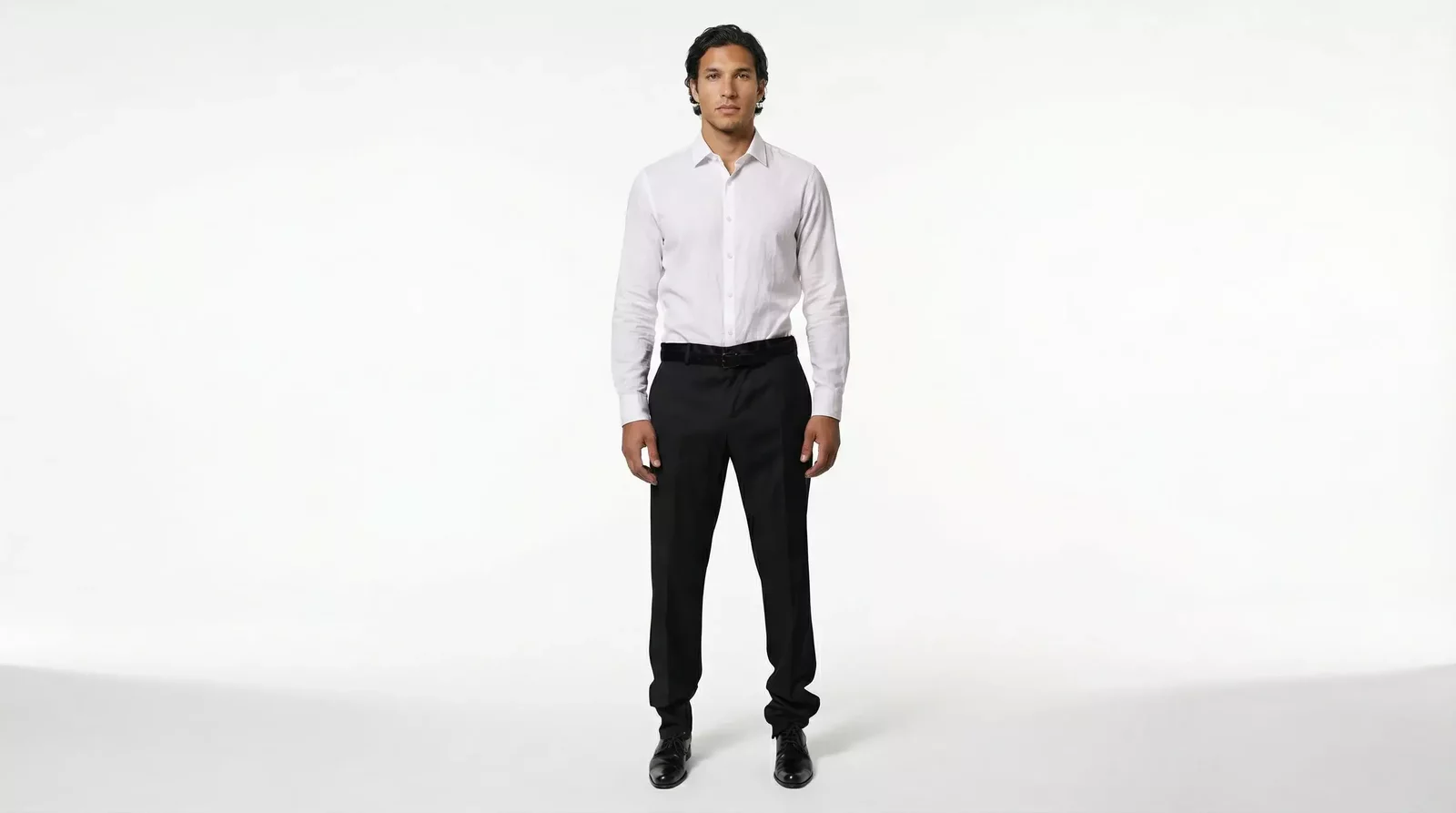 Luxury Wool Formal Dress Trousers - Tailored in Italy - Black / IT56 | XXL