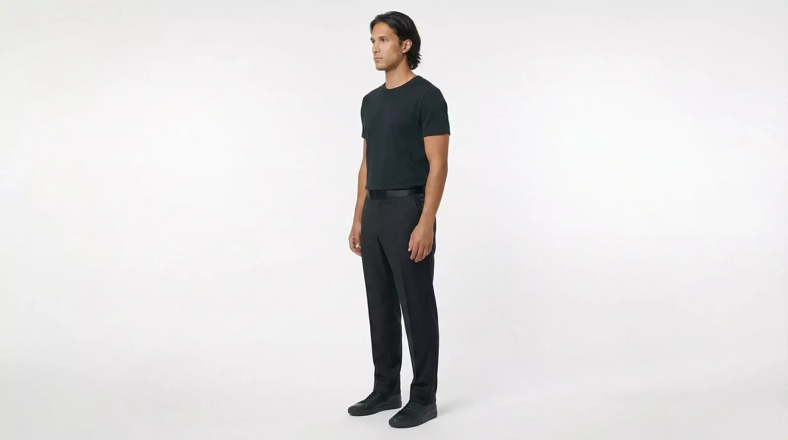 Luxury Wool Formal Dress Trousers - Tailored in Italy - Black / IT56 | XXL