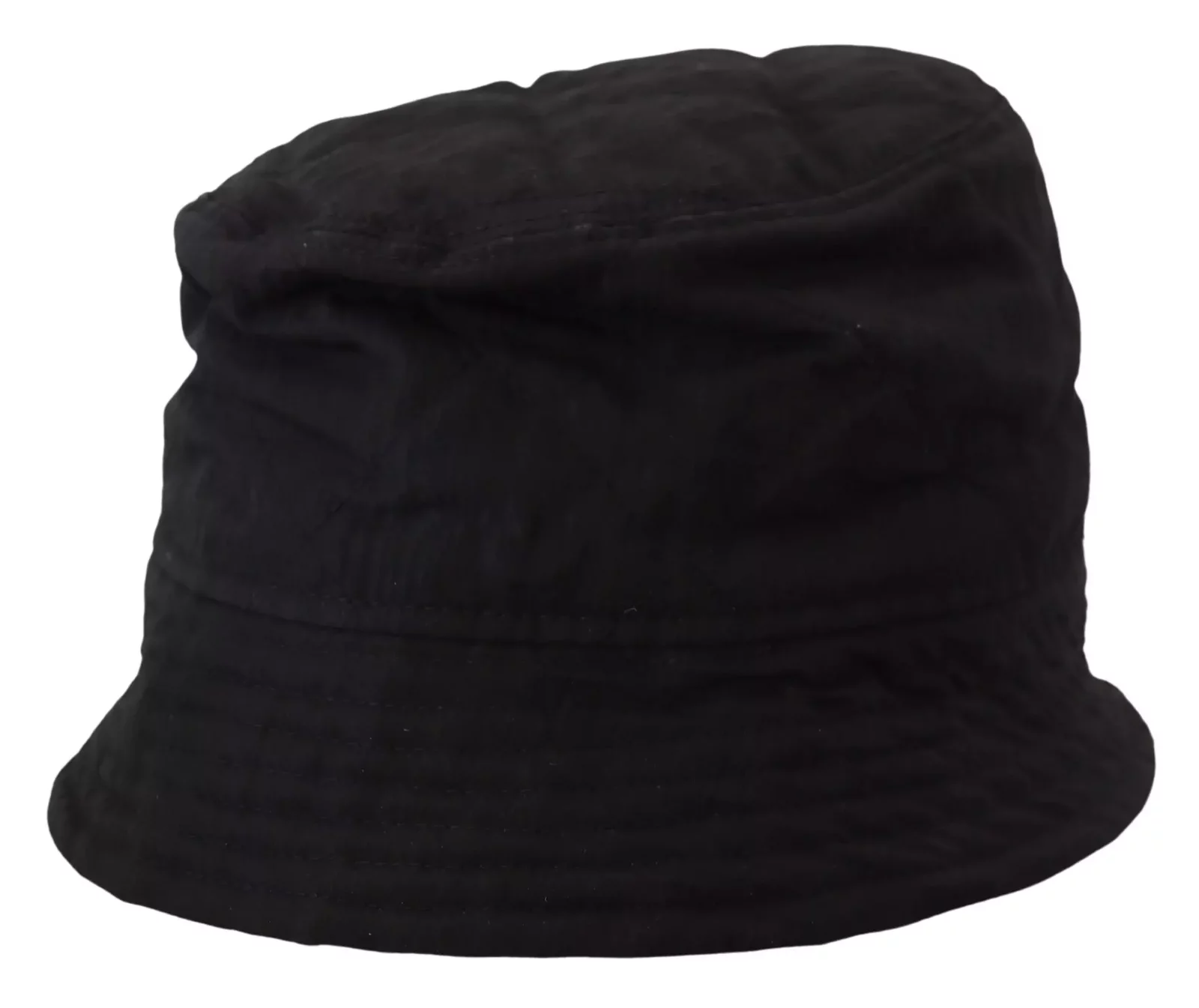 Quilted Bucket Hat - Black / 57 cm|S