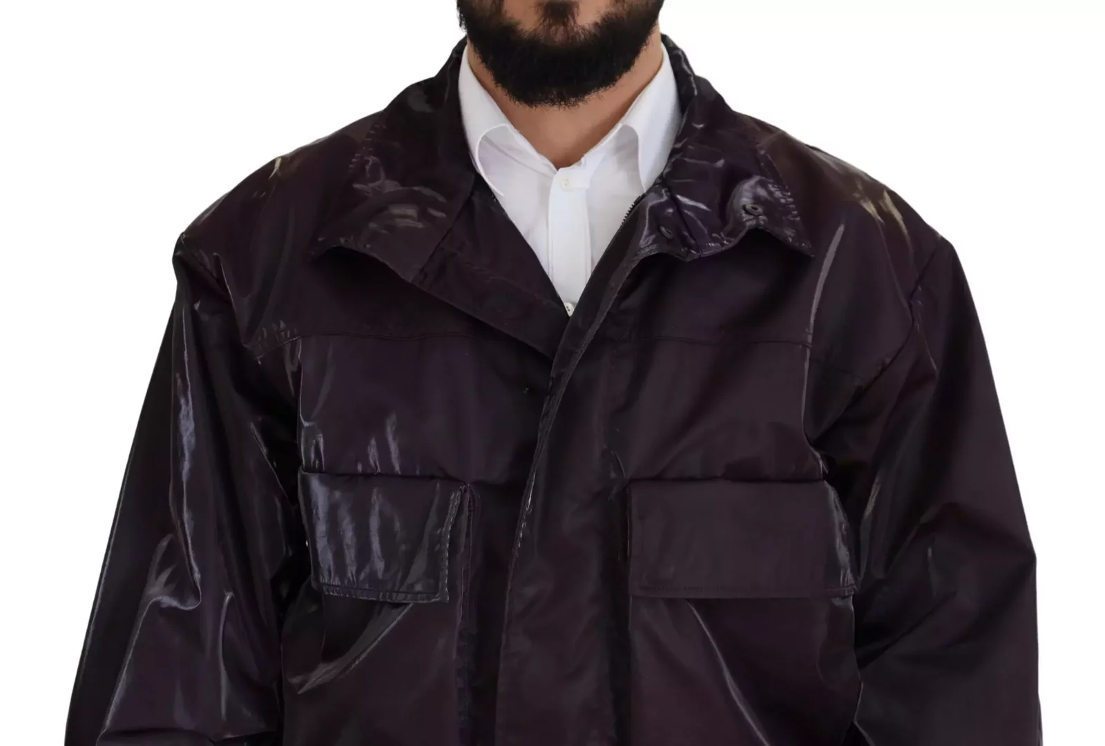Lightweight Nylon Jacket - Purple / XS