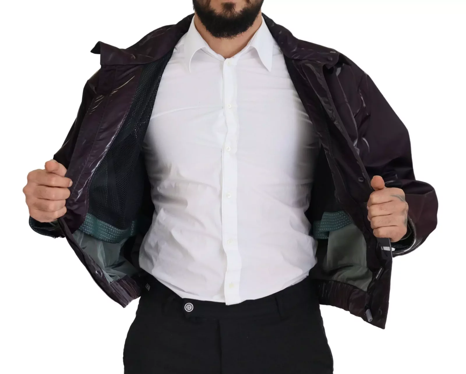 Lightweight Nylon Jacket - Purple / L