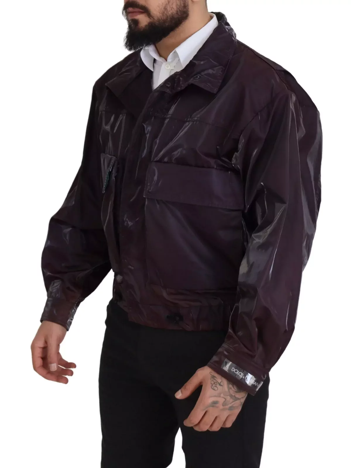 Lightweight Nylon Jacket - Purple / L