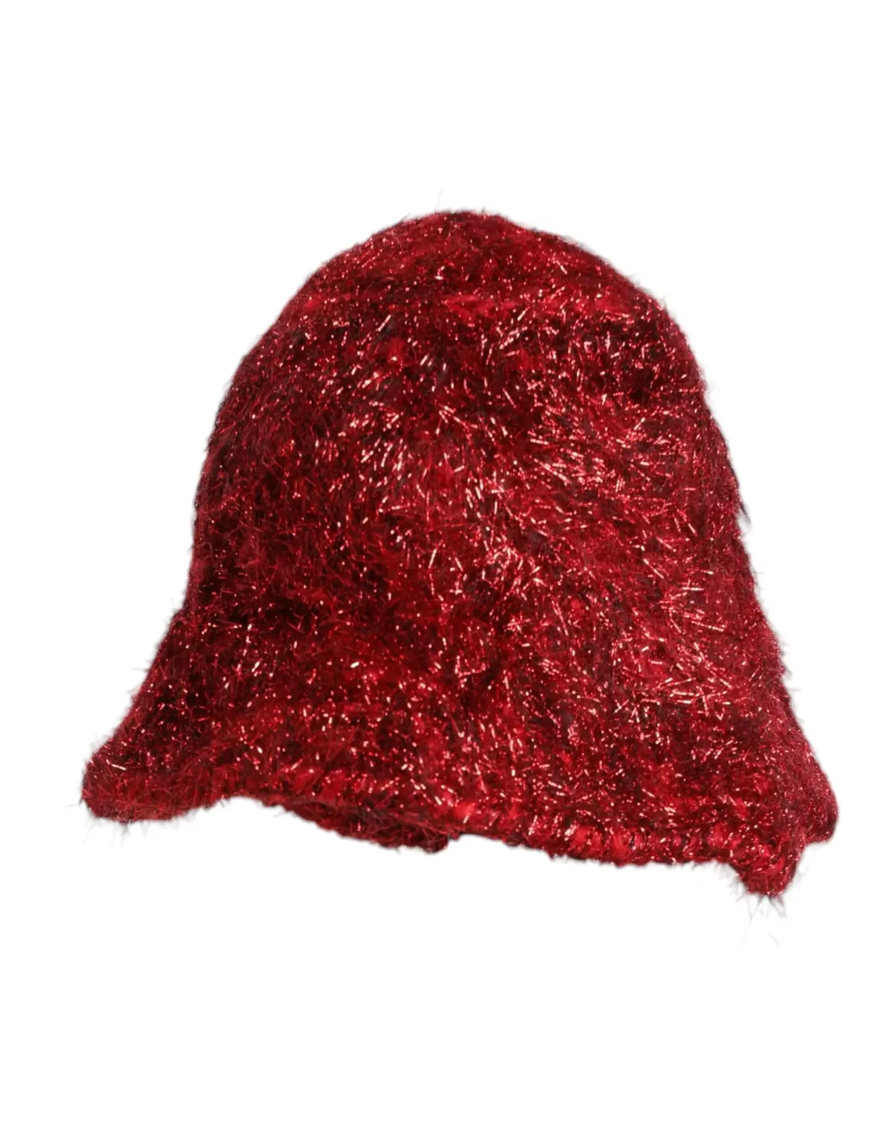 Red Sparkle Bucket Hat - Red / 58 cm|M