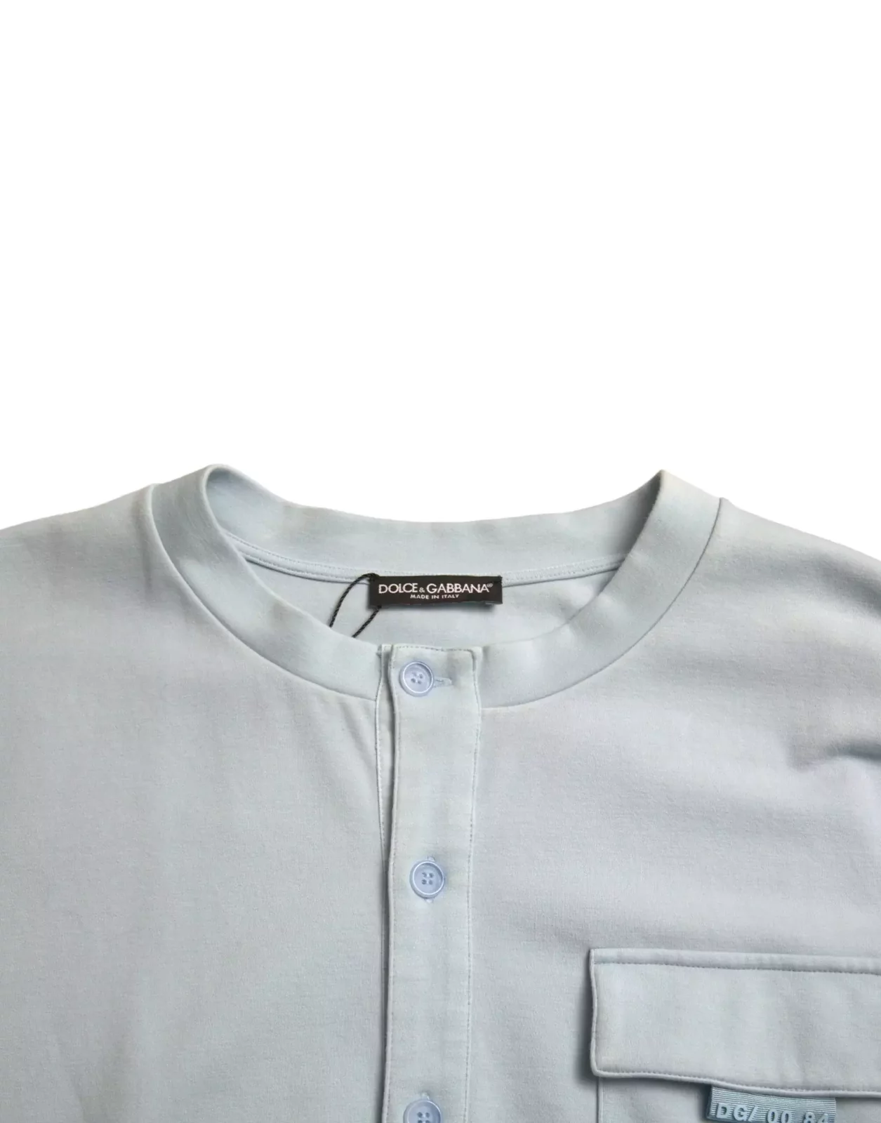 Long Sleeve Henley Shirt TSH84730 - Light Blue / IT48 | M