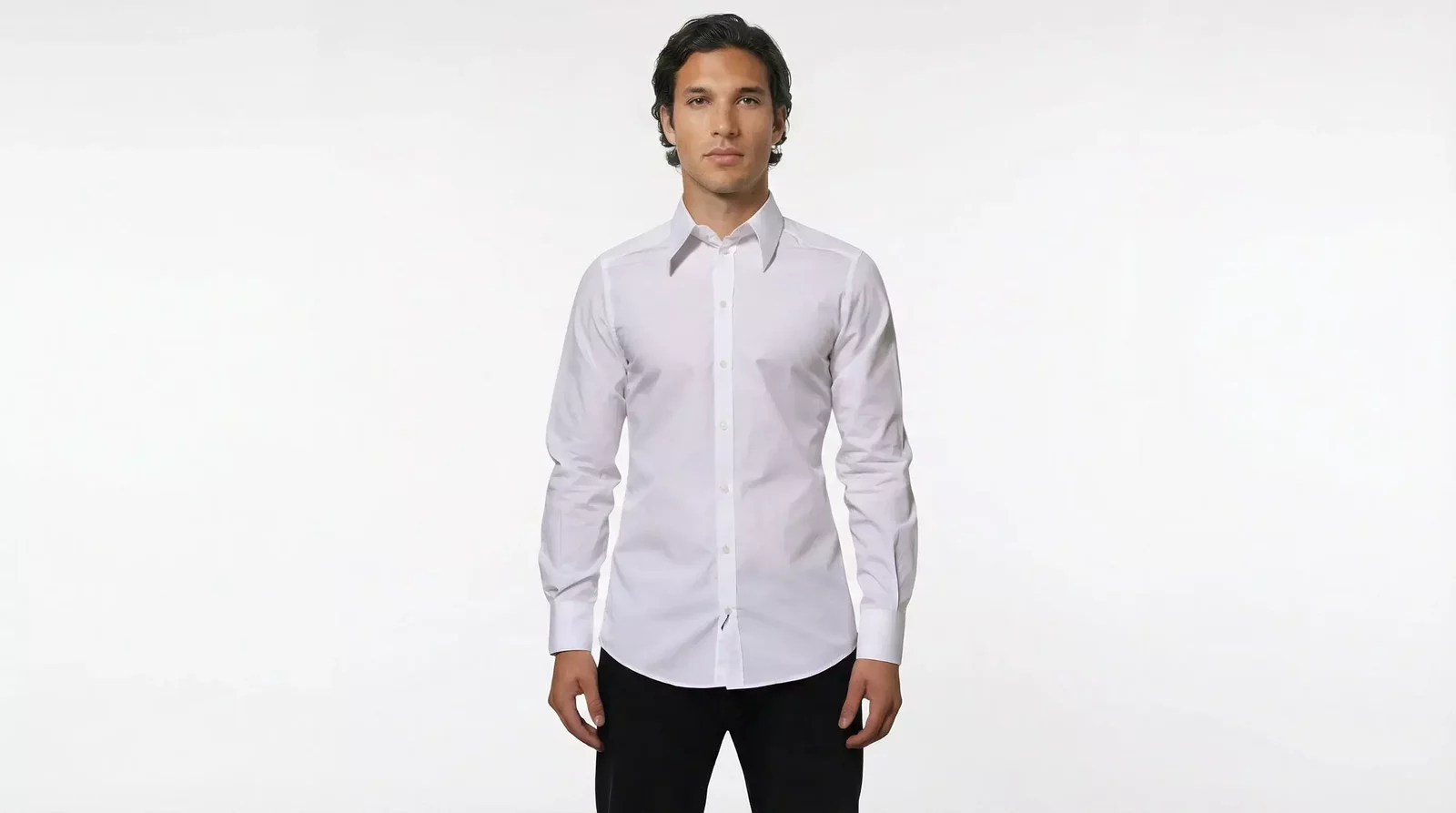 Cotton Formal Dress Shirt - Sure go ahead with the description. / IT39 | S