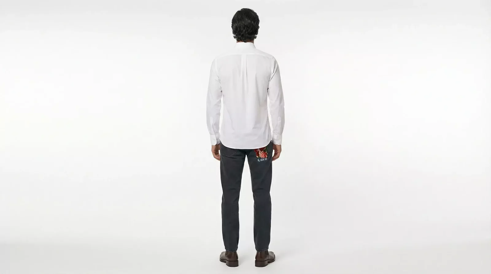 Cotton Formal Dress Shirt - Sure go ahead with the description. / IT39 | S