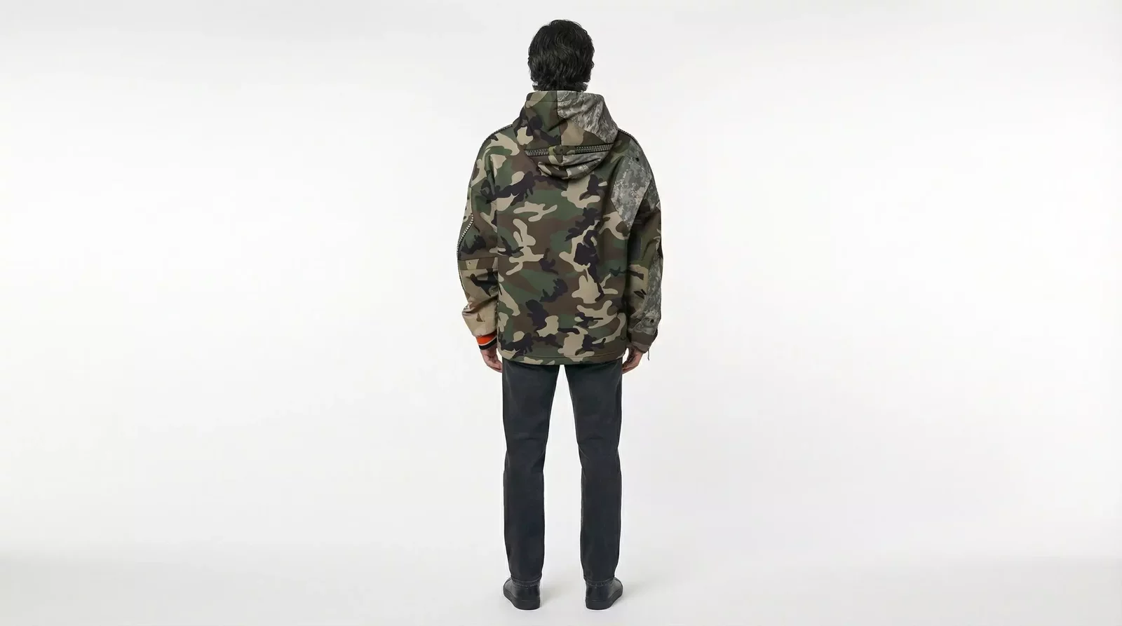 Camo Print Hoodie TSH87084 - Multicolor / IT54 | XL