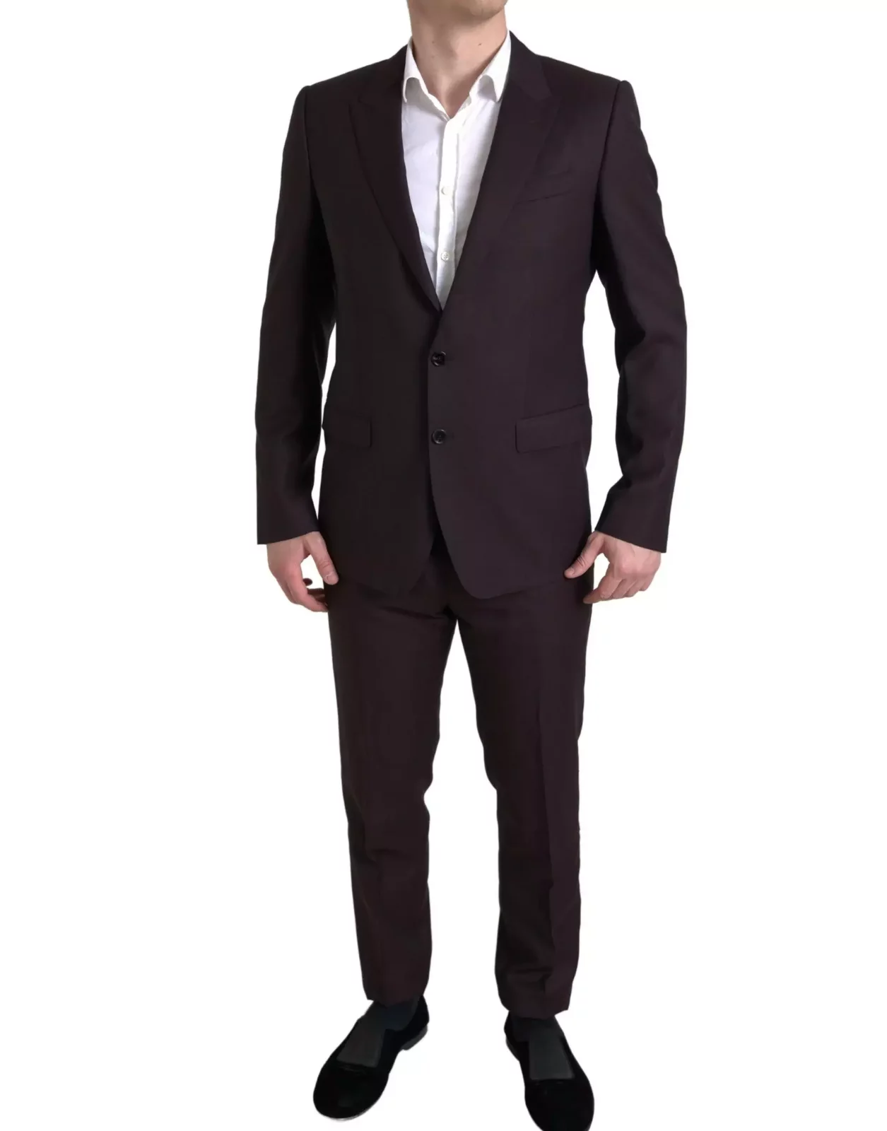 TwoPiece Suit - Maroon / IT52 | L