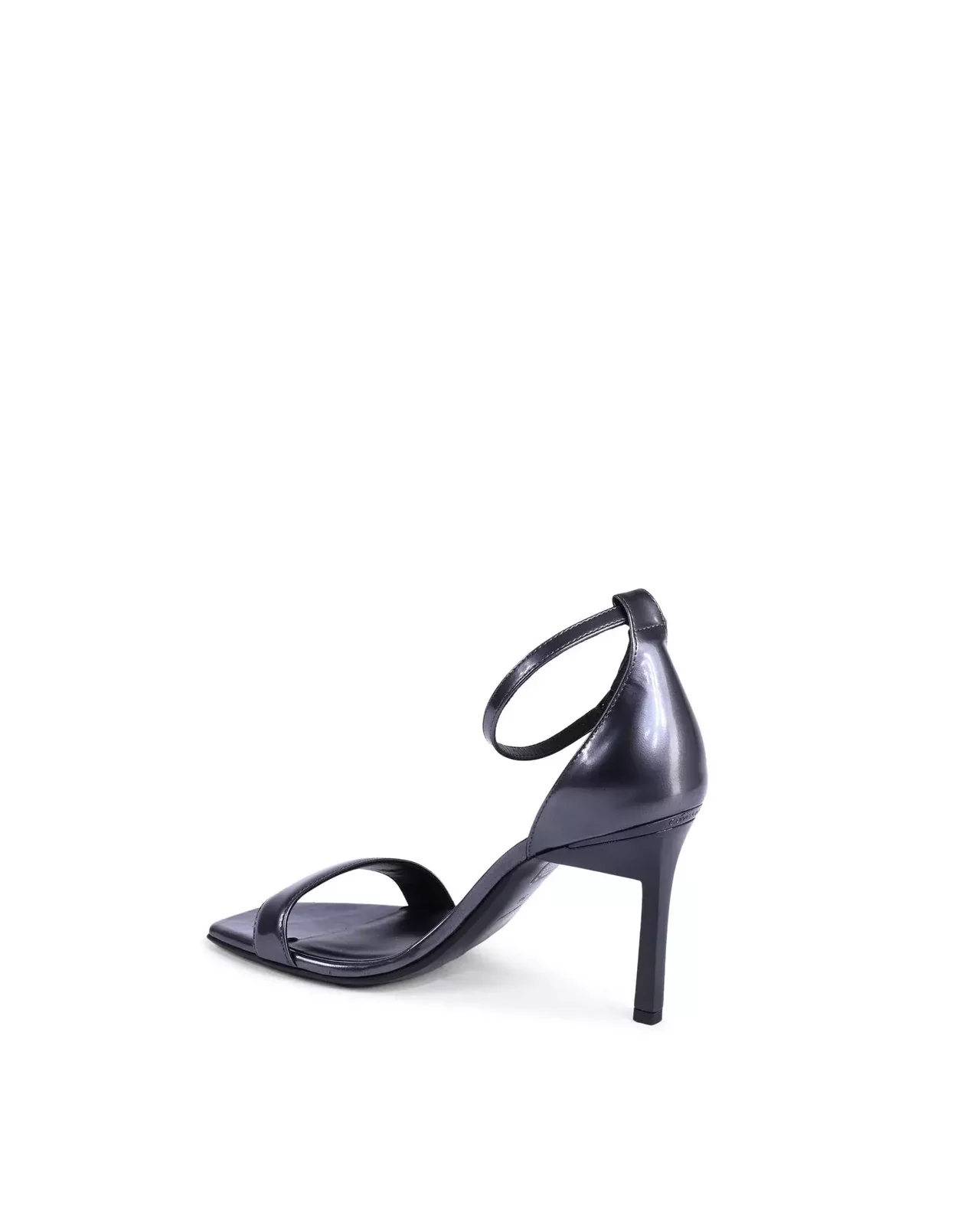 Leather Italian Sandal - Black / 41 EU