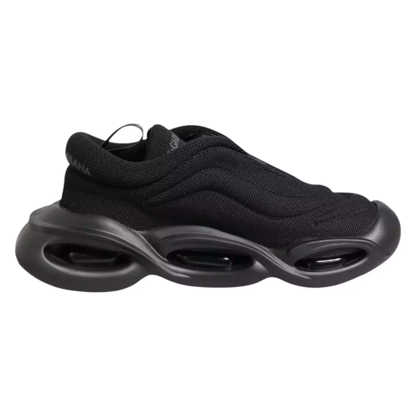 Slip On Low Top Wave Sneakers - Black / EU39/US8.5