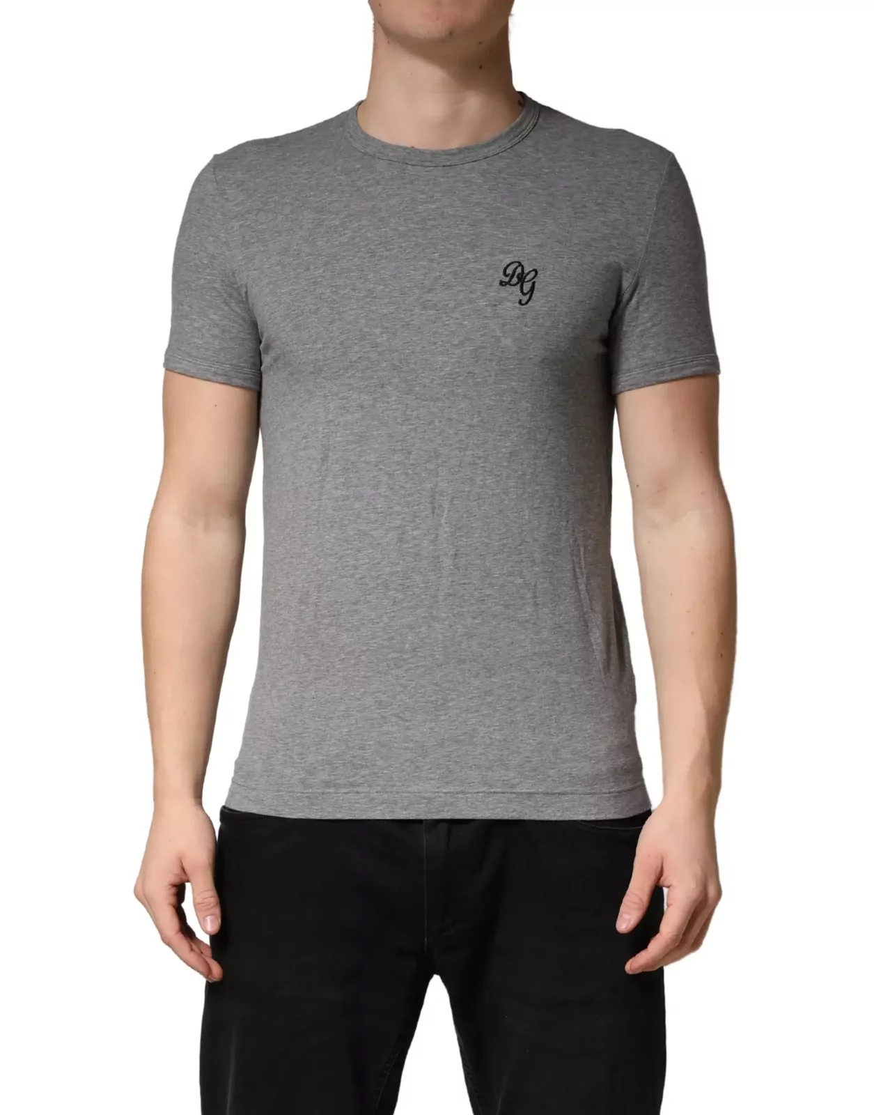 DG Logo Crew Neck Underwear T-shirt - Gray / IT3 | XS