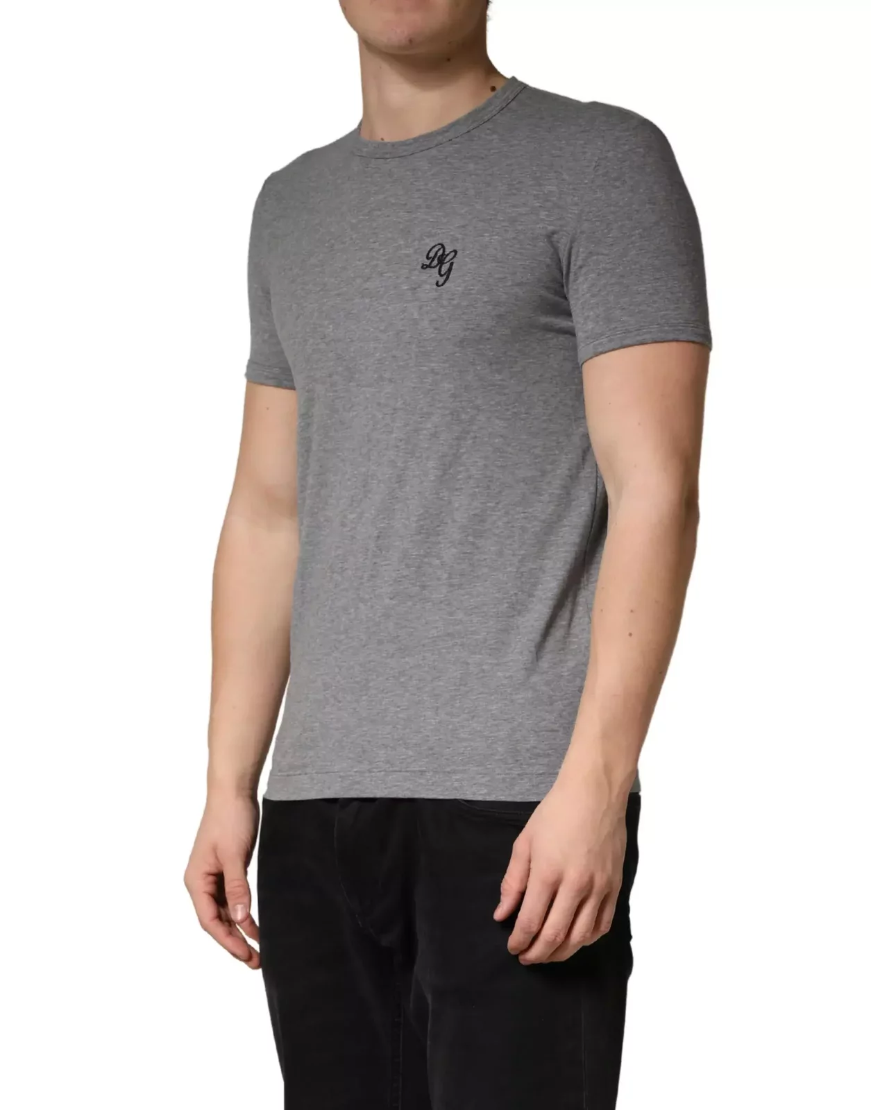 DG Logo Crew Neck Underwear T-shirt - Gray / IT3 | XS