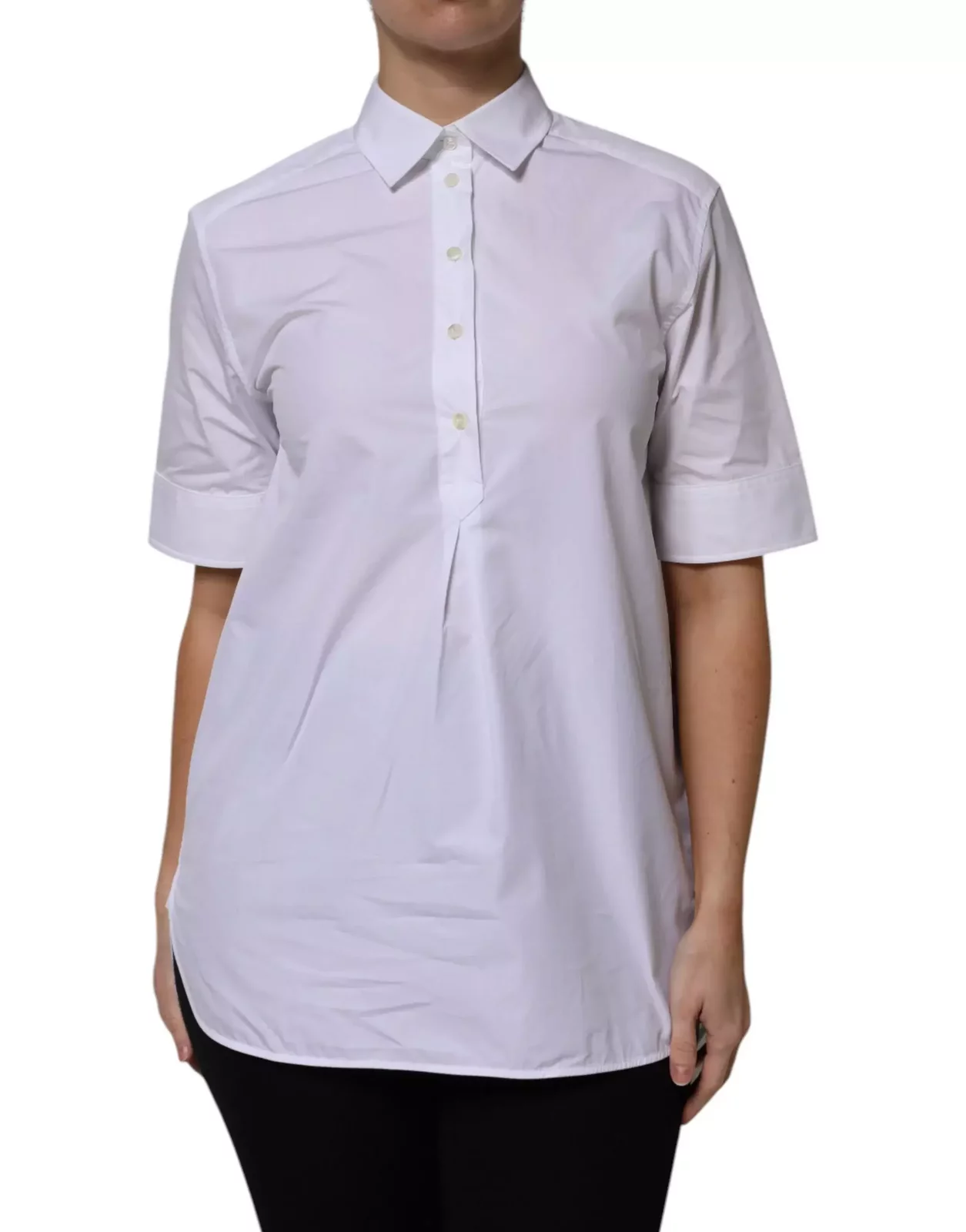 Cotton Poplin Shirt - White / IT38 | XS