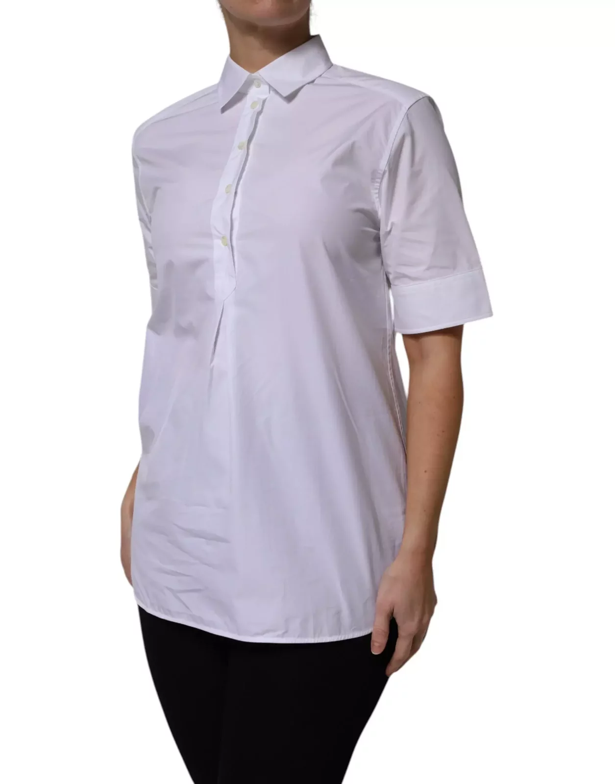 Cotton Poplin Shirt - White / IT38 | XS