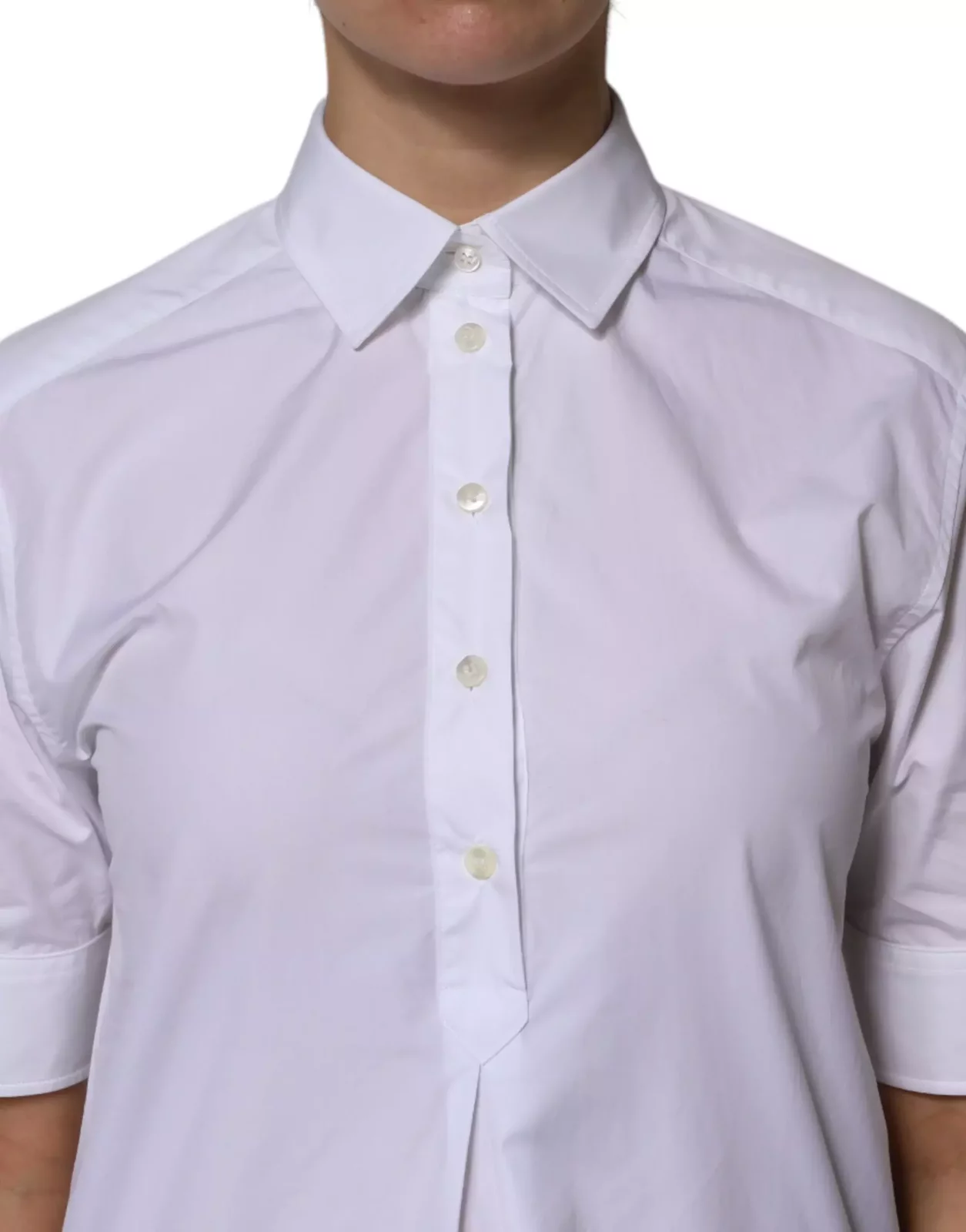 Cotton Poplin Shirt - White / IT38 | XS