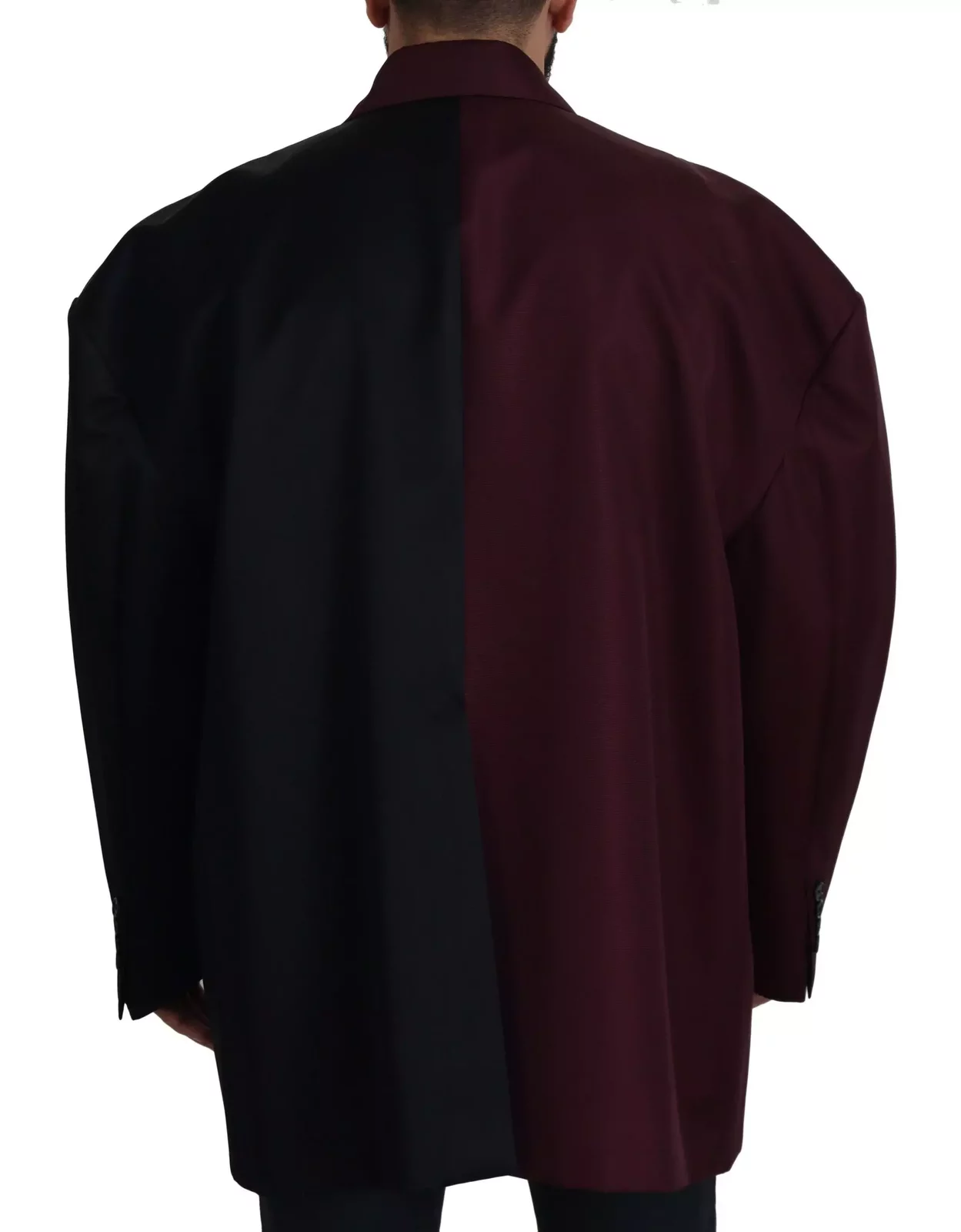 TwoTone Wool Blazer JKT3371 - Bordeaux / IT50 | L