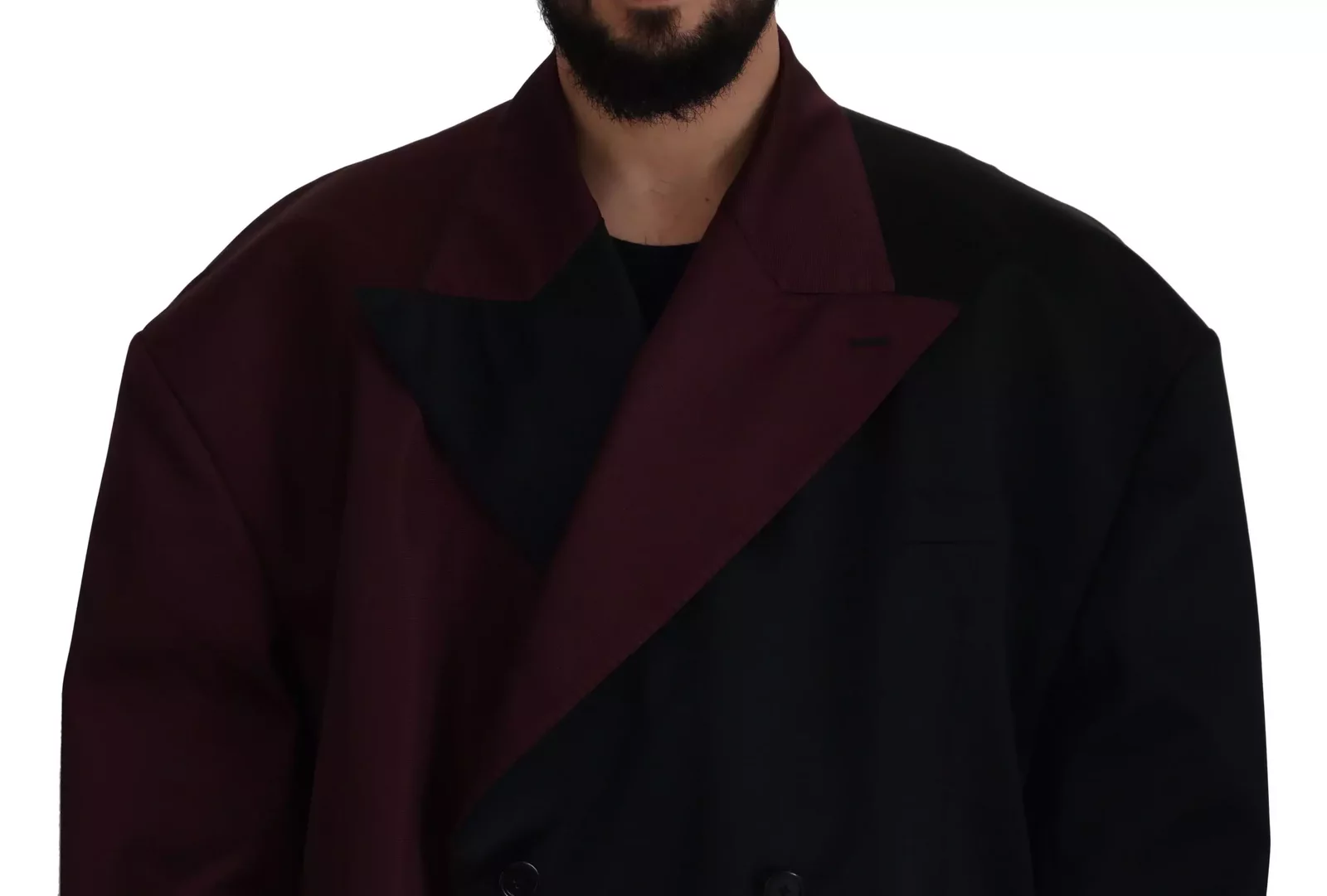 TwoTone Wool Blazer JKT3371 - Bordeaux / IT50 | L