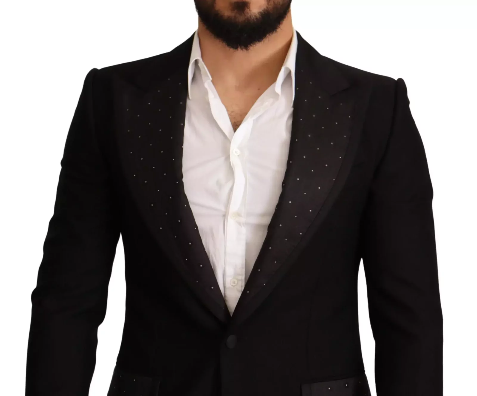 Tailored Notch Lapel Blazer - Black / IT48 | M