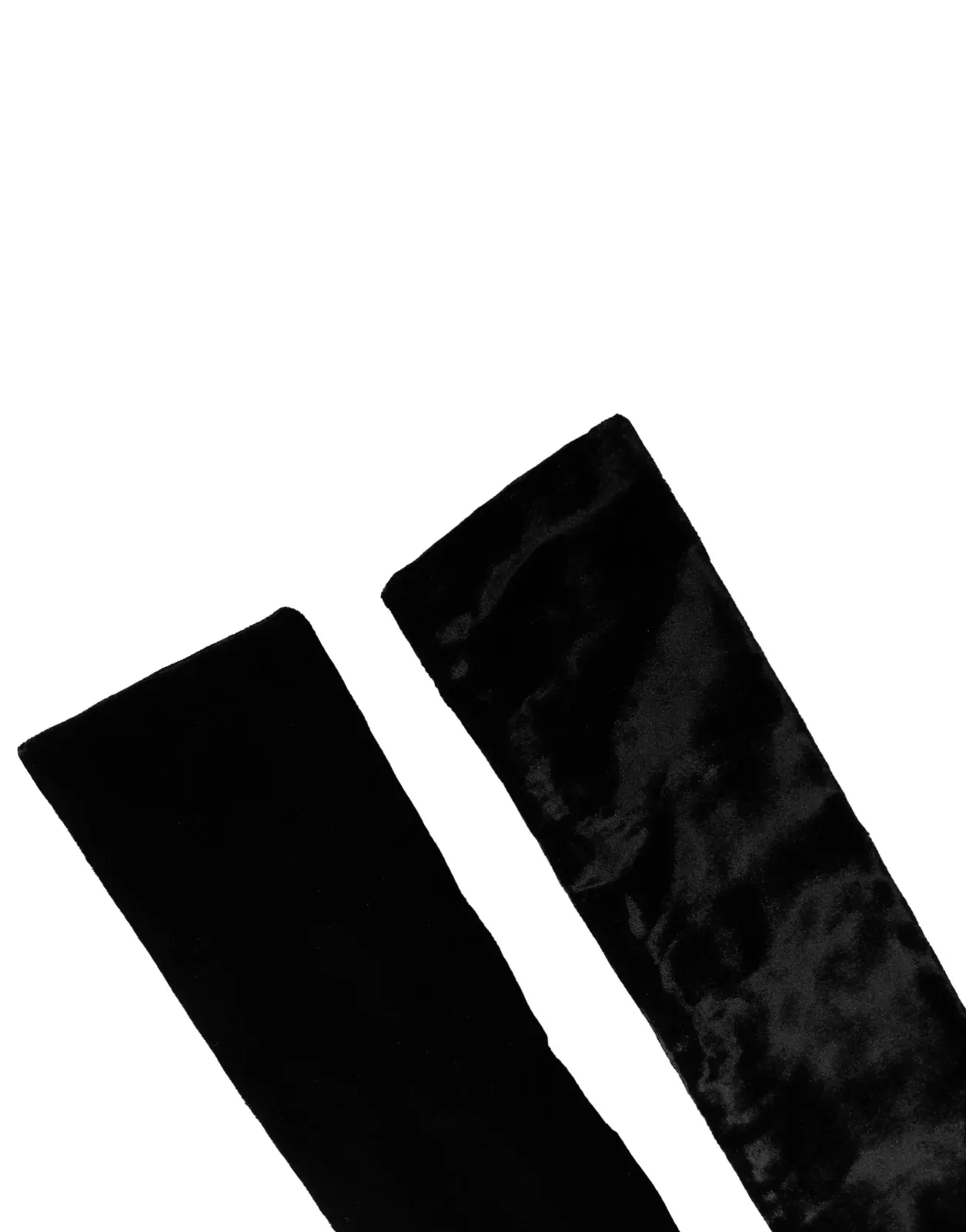Viscose Satin Waist Cintura Belt - Black / IT40|S