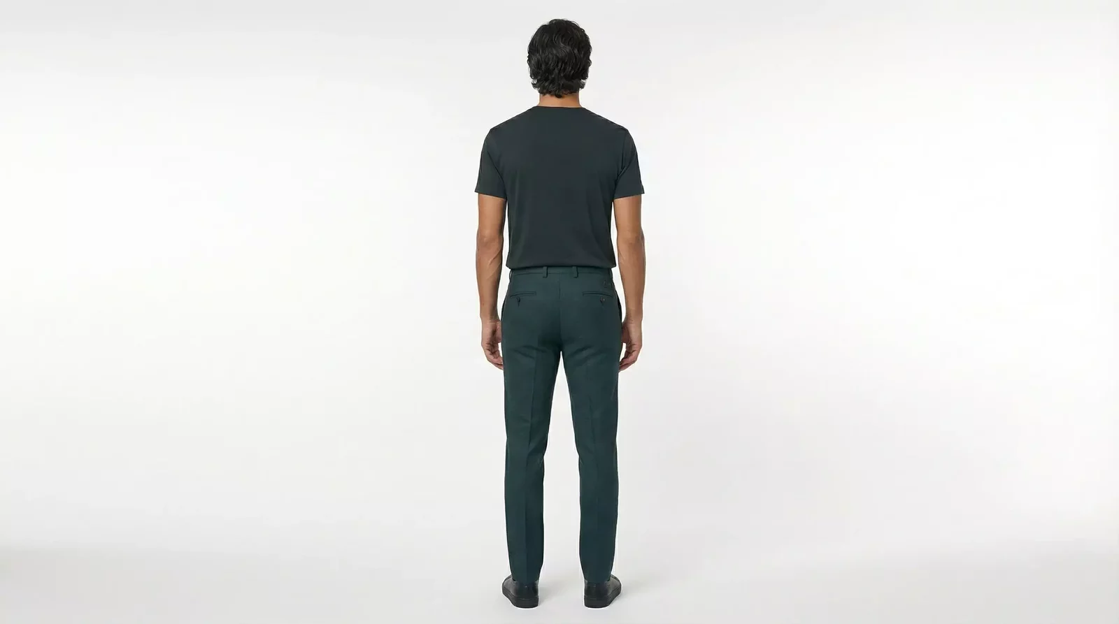 Tailored Trousers Slim Fit - Dark Green / IT48 | M