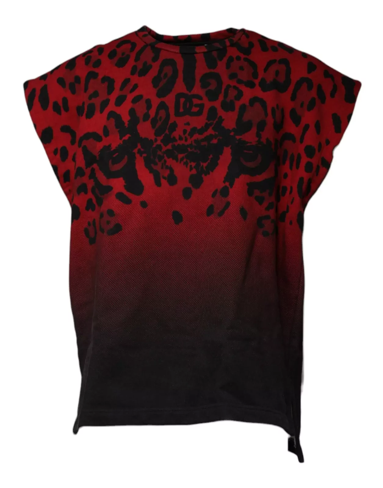 Leopard Print Top TSH87574 - Black and Red / 52 IT
