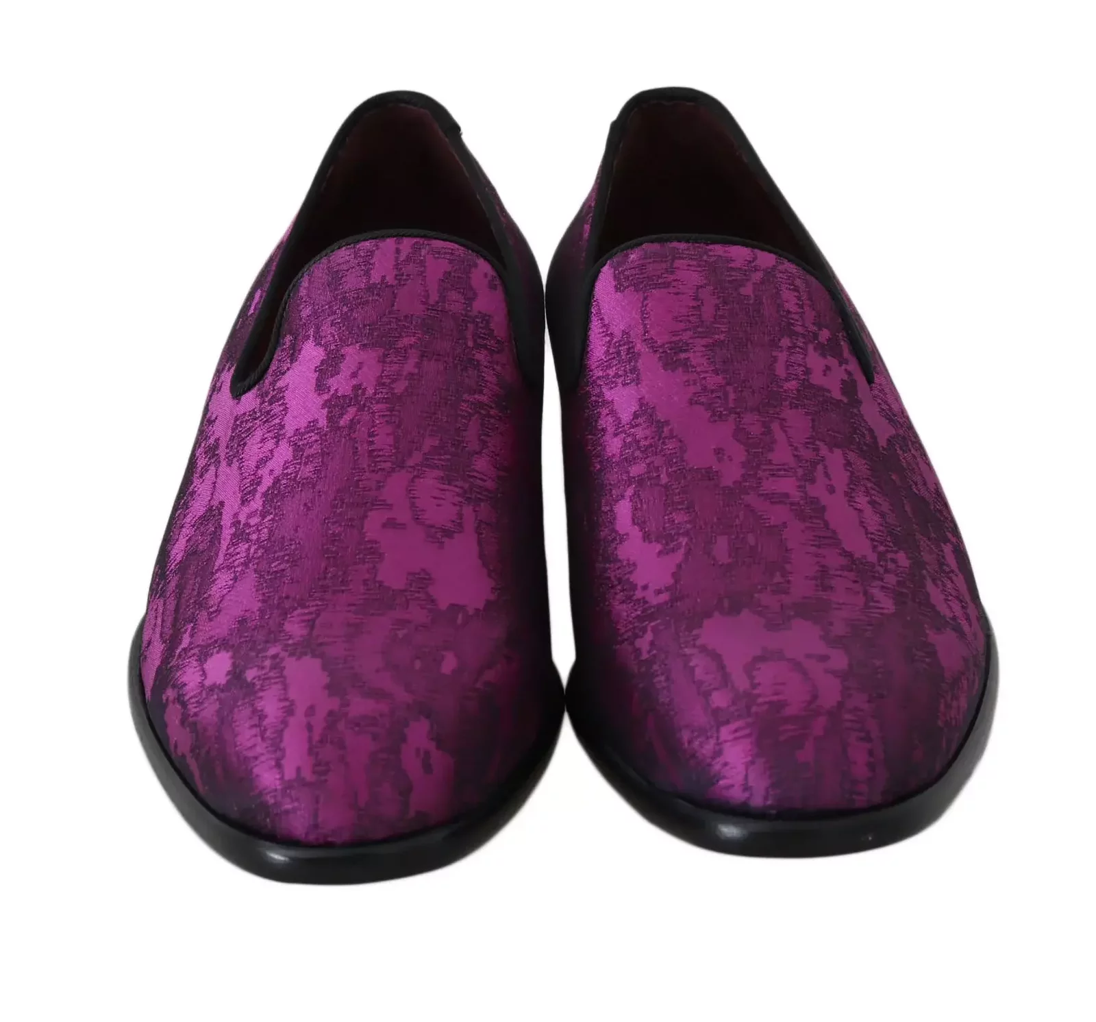 Silk Pattern Loafers - Purple / EU39/US6