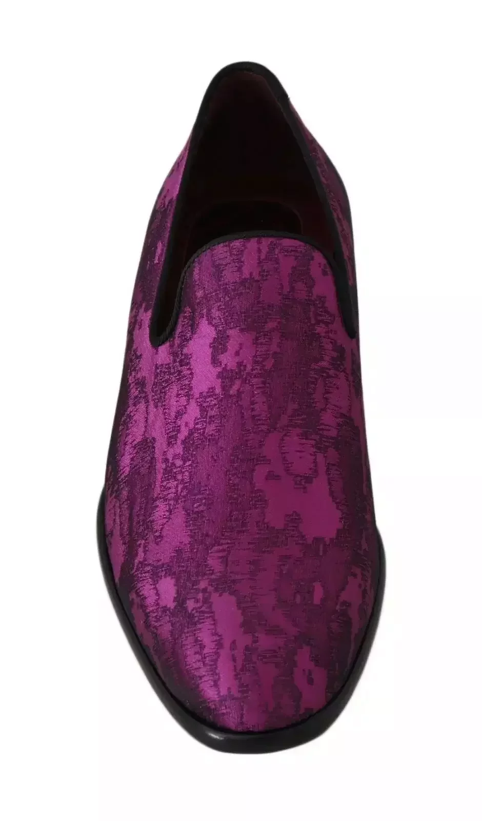 Silk Pattern Loafers - Purple / EU39/US6