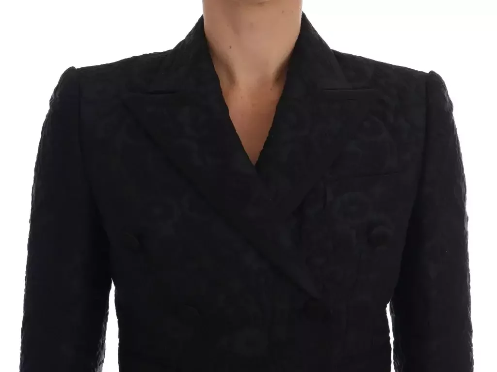 Cropped Blazer Toy Soldier Detail - Black / IT42|M