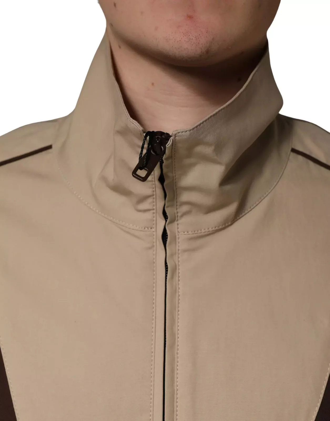 Dolce & Gabbana Colorblock Track Jacket - Brown / IT50 | L