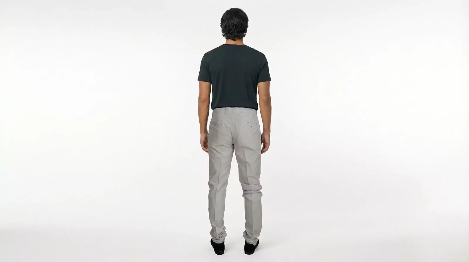 Trousers Solid Light Grey - Off White / IT54 | XL