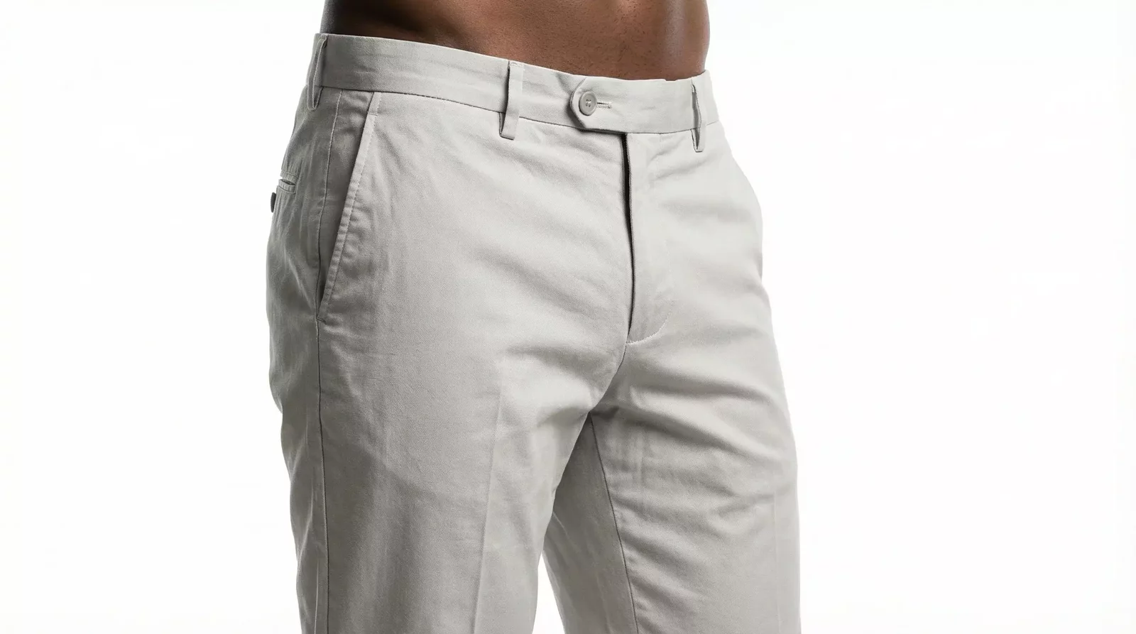 Trousers Solid Light Grey - Off White / IT54 | XL