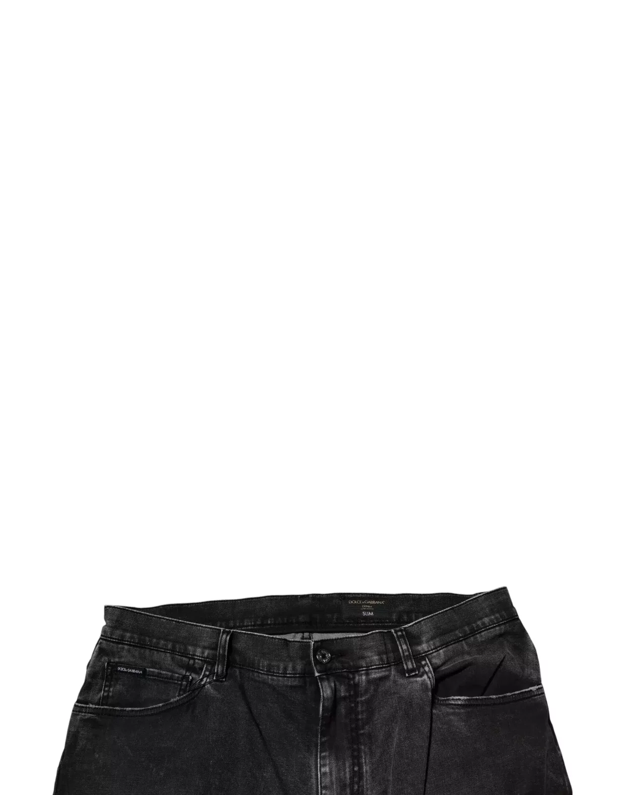 Straight Leg Jeans - Black / IT56 | XXL