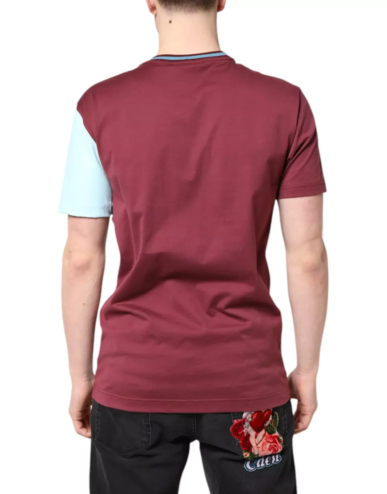 Geometric Print Short Sleeve TShirt - Multicolor / IT52 | XL
