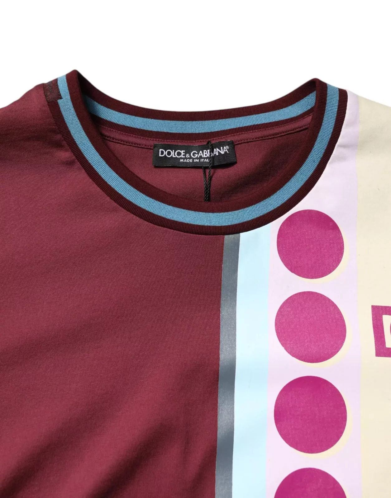 Geometric Print Short Sleeve TShirt - Multicolor / IT52 | XL