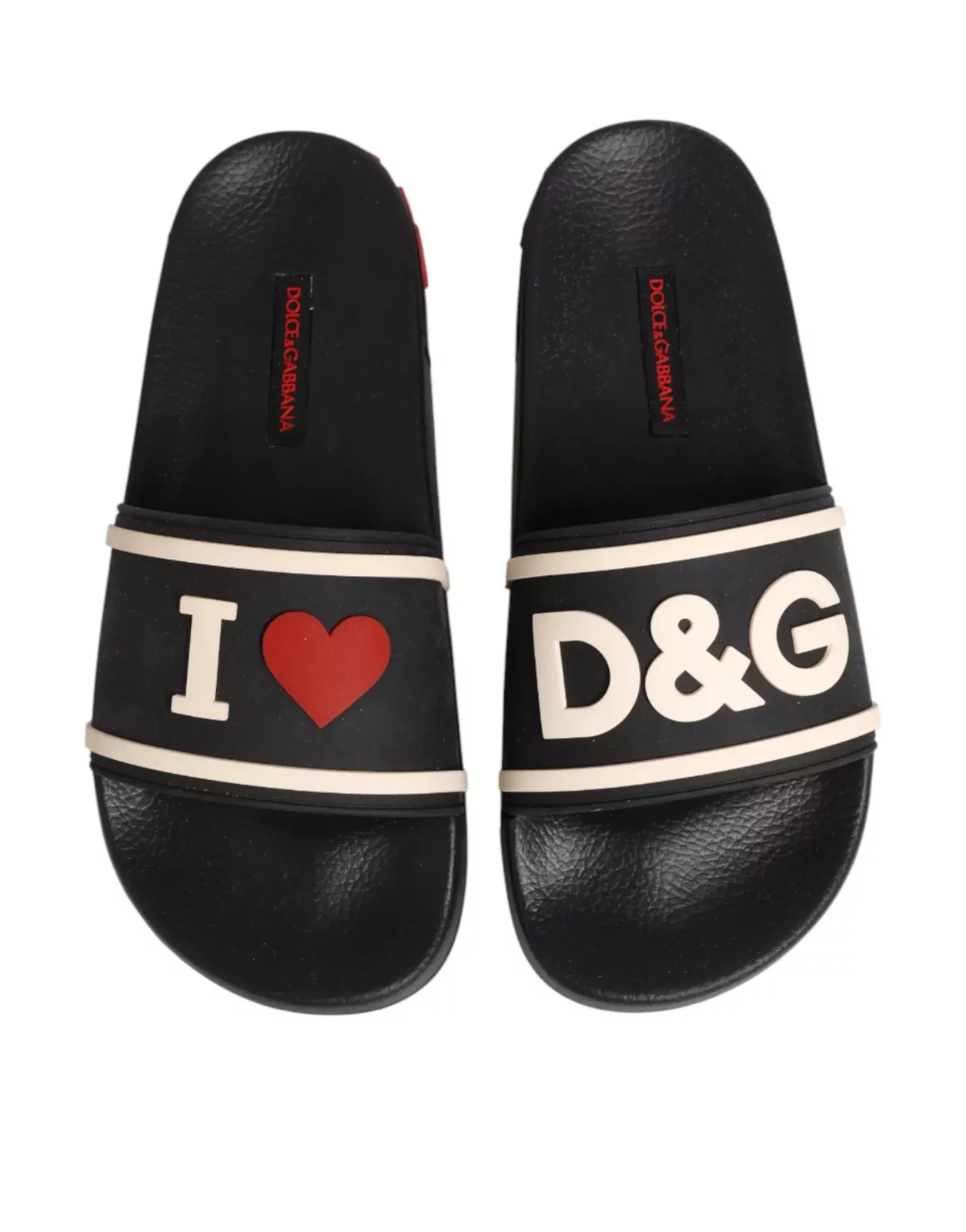 Rubber Slides Sandals Beachwear Shoes - Black / EU35/US4.5