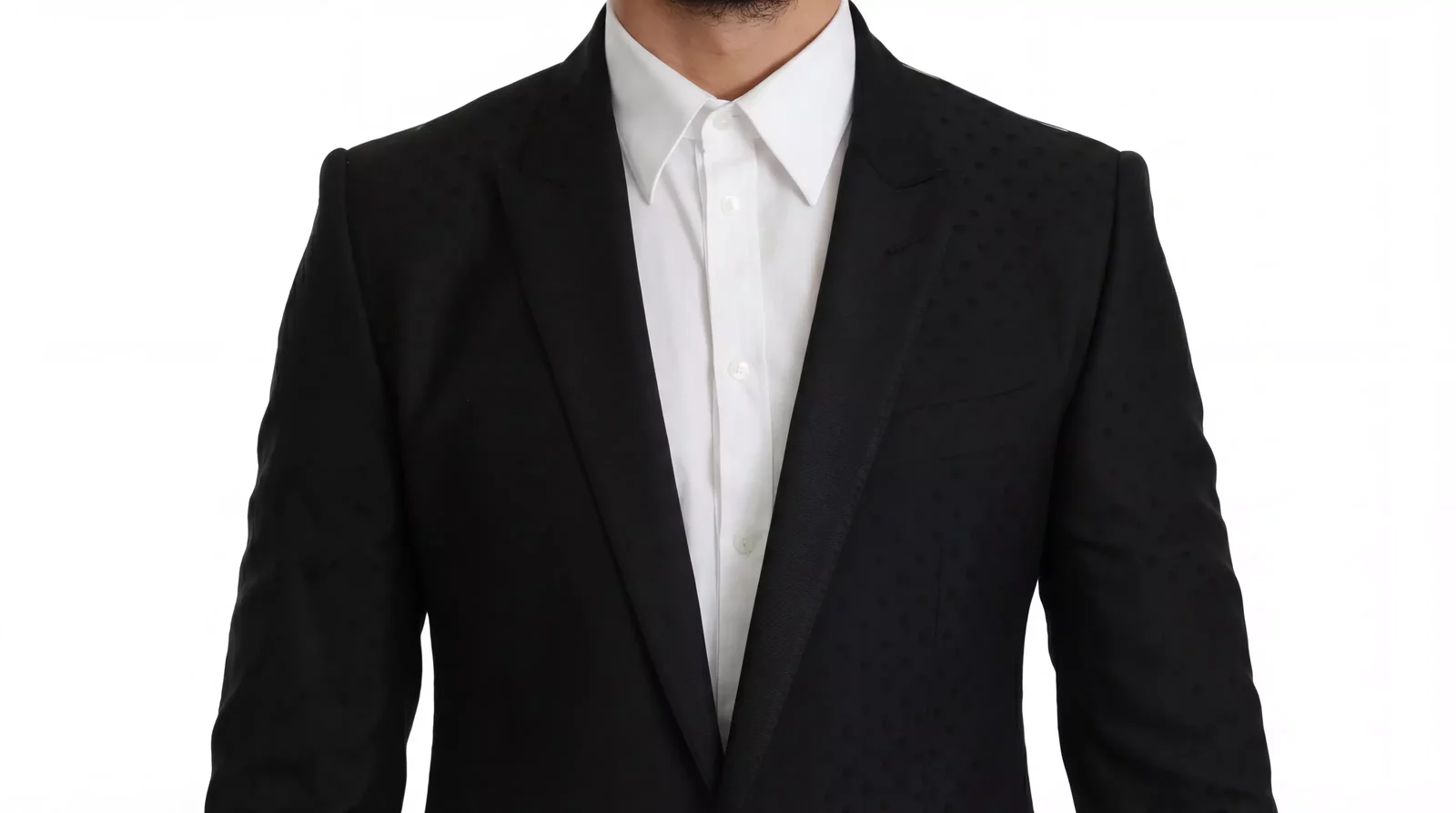 Black Notch Lapel Blazer - Black / IT46 | S