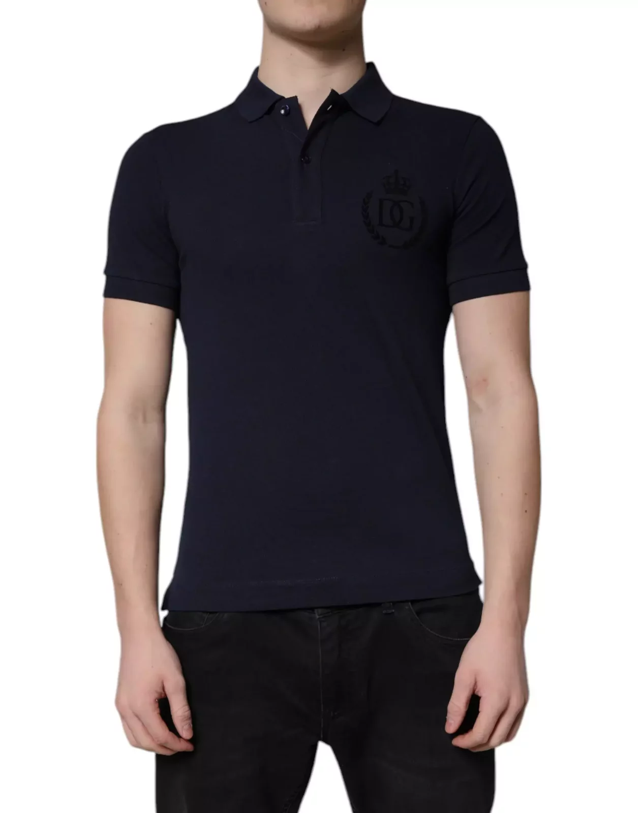 Polo Shirt Embroidered Logo - Blue / IT44 | XS
